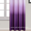Purple Ombre Curtains for Bedroom